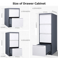 Steel filling cabinet multi drawer cabinet for home office furniture 4 drawer vertical steel file cabinet