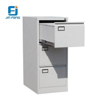 China Cheap Knock Down Steel Cabinet With 3 Drawers Vertical  Metal File Cabinet