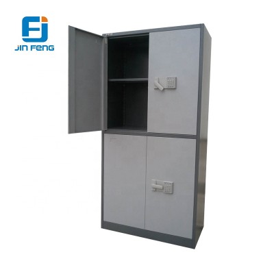 Password locking steel cabinet with inside drawers JF-C006